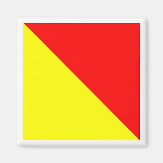 International Maritime Signal Flag OSCAR Magnet
