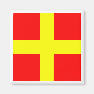 International Maritime Signal Flag ROMEO Magnet