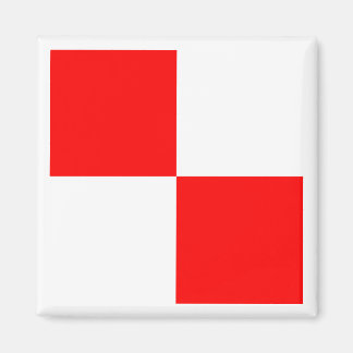 International Maritime Signal Flag UNIFORM Magnet