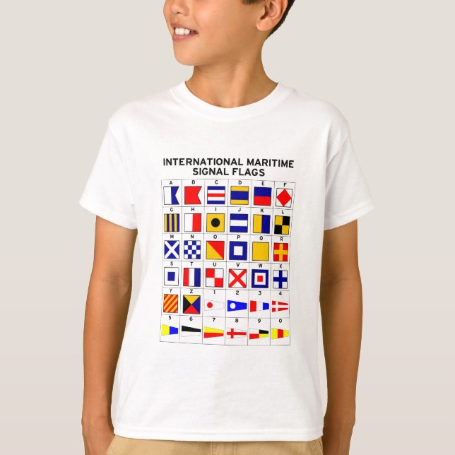 International Maritime Signal Flags T-Shirt (Front)