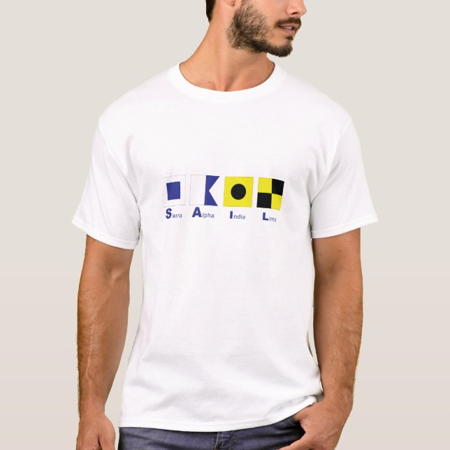 International Maritime Signal Flags T-Shirt (Front)
