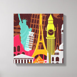 International Monuments Canvas Print