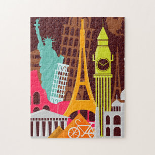 International Monuments Jigsaw Puzzle