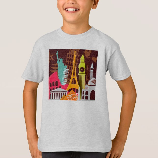 International Monuments T-Shirt (Front)