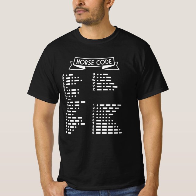 International Morse Code T-Shirt (Front)