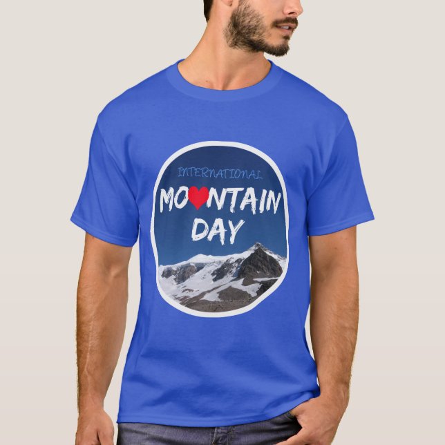 International Mountain Day Promotional T-Shirt (Front)