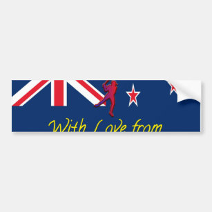 International New Zealand Cricket Bumper Sticker