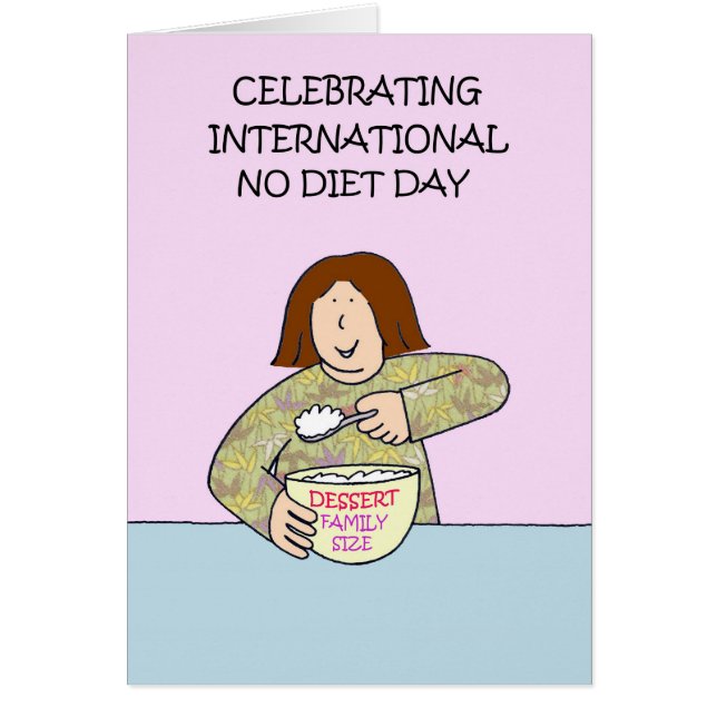 International No Diet Day - May 6th (Front)