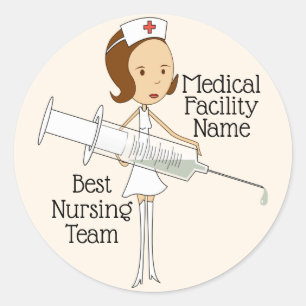 International Nurses Day Classic Round Sticker