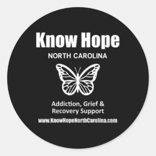 International Overdose Awareness Day Know Hope  Classic Round Sticker