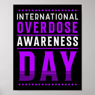 International Overdose Awareness Day - Purple 1  Poster