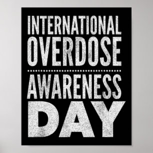 International Overdose Awareness Day Purple  Poster
