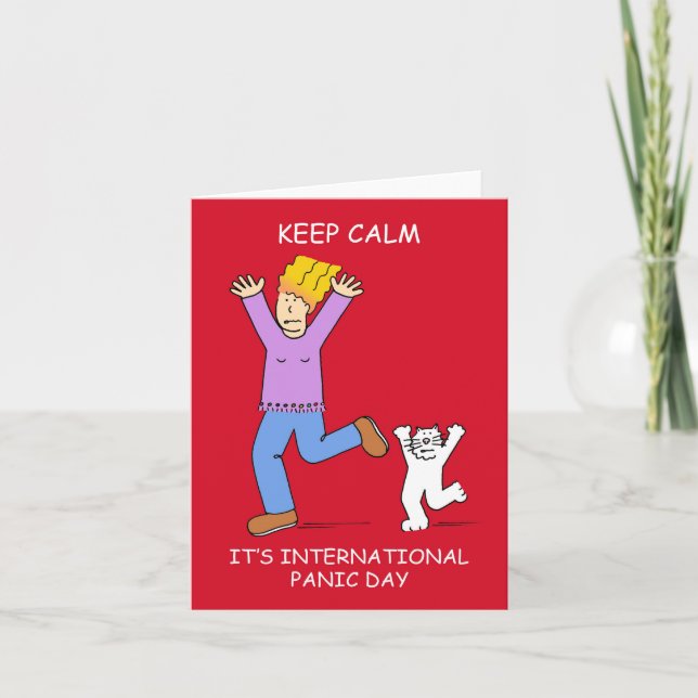 International Panic Day June 18th Card (Front)