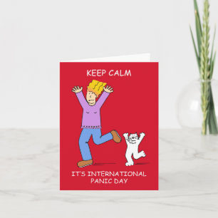 International Panic Day June 18th Card