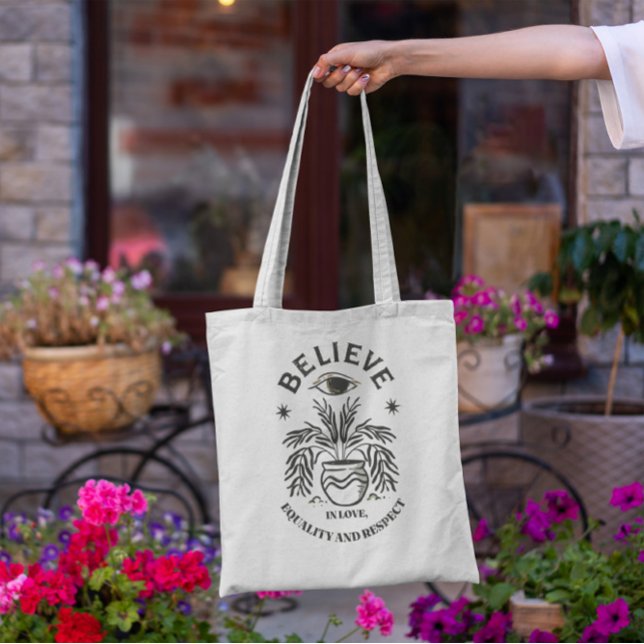 International Peace Day Quote Tote Bag (Creator Uploaded)
