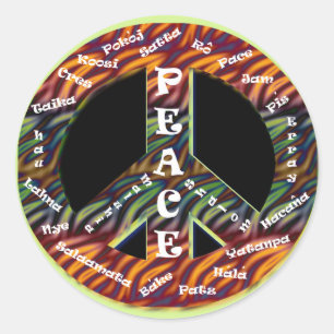 International Peace Sticker