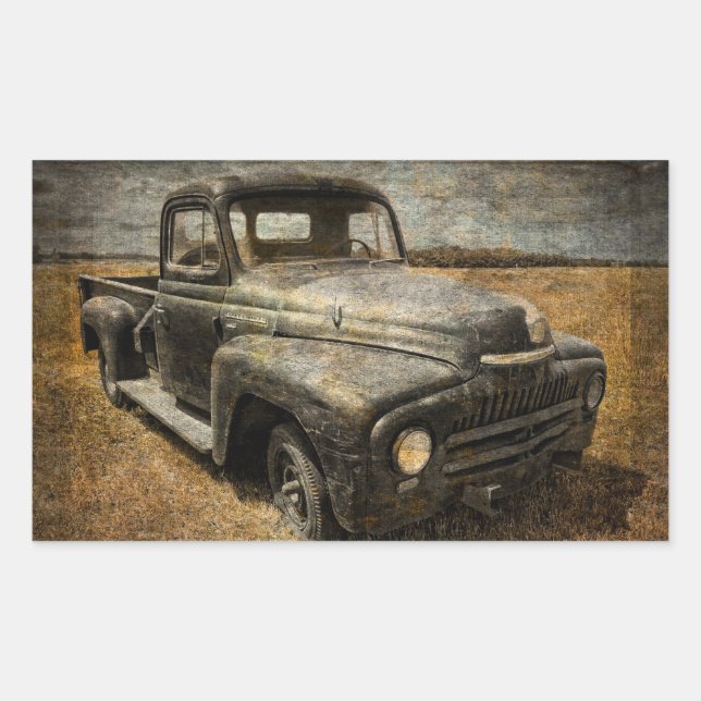 International Pickup Rectangular Sticker (Front)