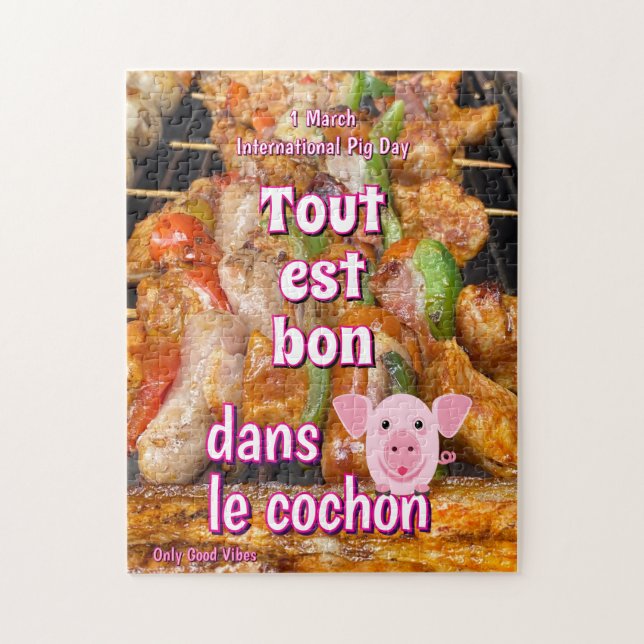 International Pig Day Jigsaw Puzzle (Vertical)