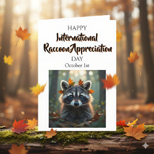 International Racoon Appreciation Day Card