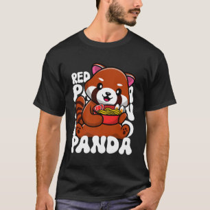 International Red Panda Day Rescue Kawaii Animal E T-Shirt