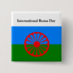 International Roma Day Button