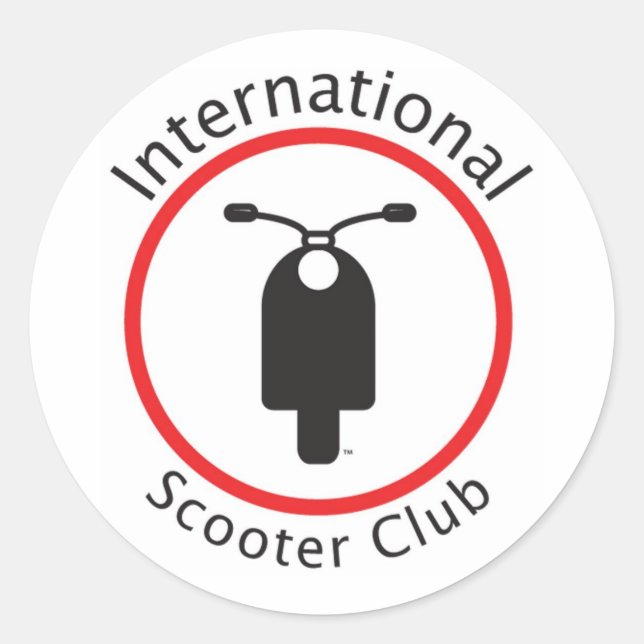 International Scooter Club Sticker (Front)