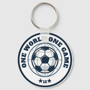 International Soccer Tournament ; Global Soccer  Key Ring