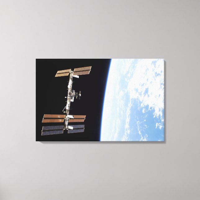 International Space Station 12 Canvas Print (Front)
