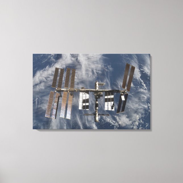 International Space Station 12 Canvas Print (Front)