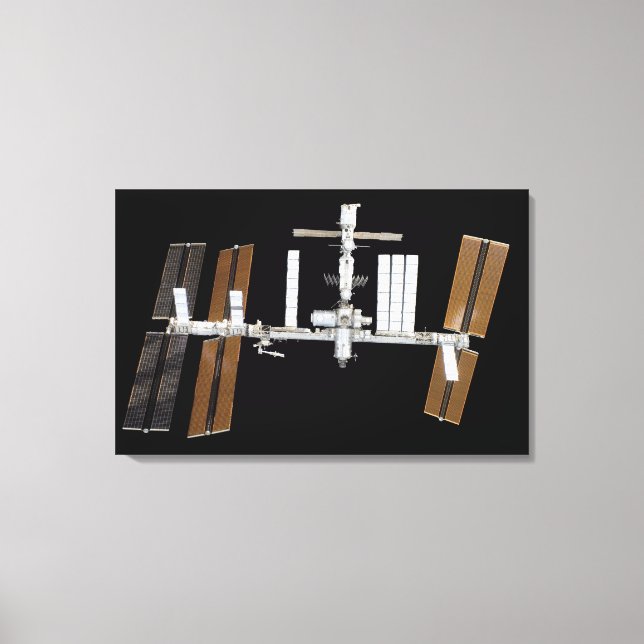 International Space Station 14 Canvas Print (Front)
