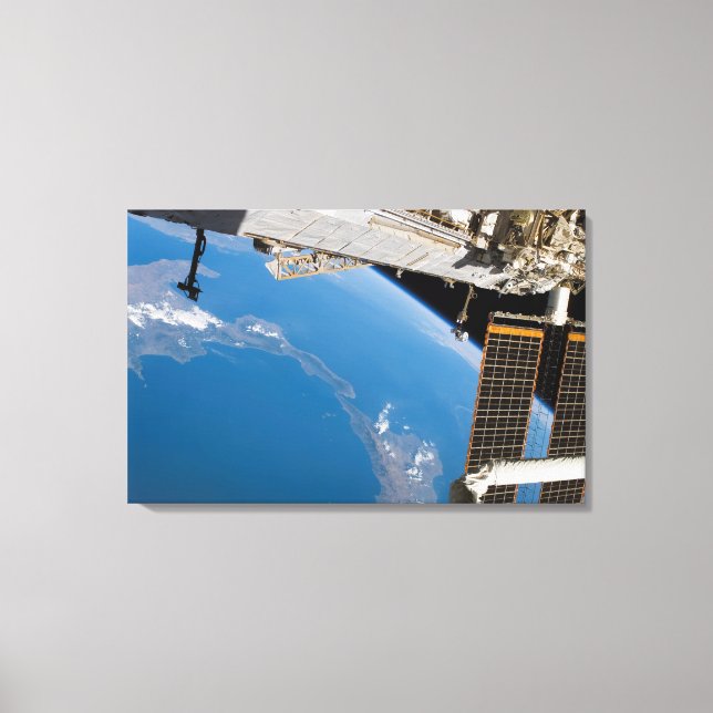 International Space Station 15 Canvas Print (Front)