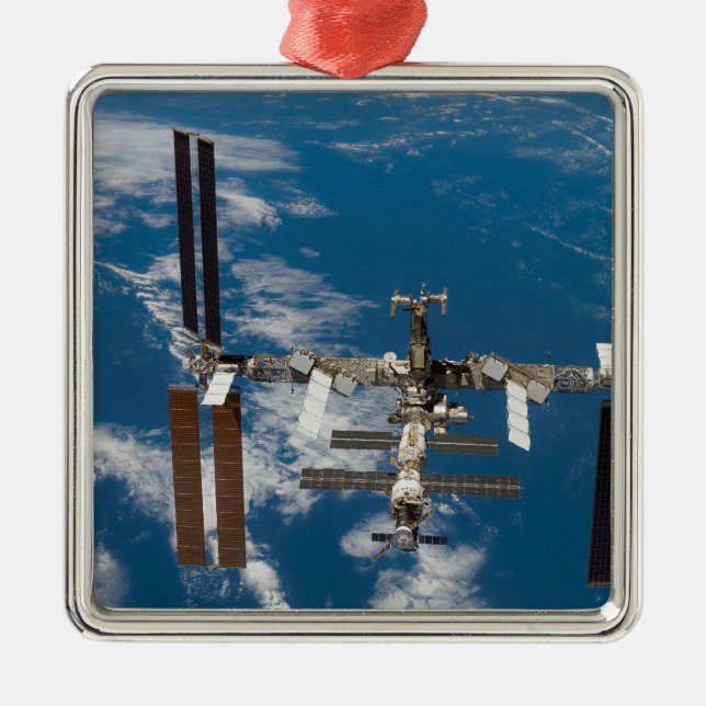 International Space Station 18 Metal Tree Decoration (Front)