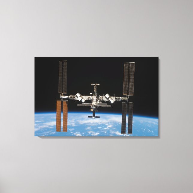 International Space Station 19 Canvas Print (Front)