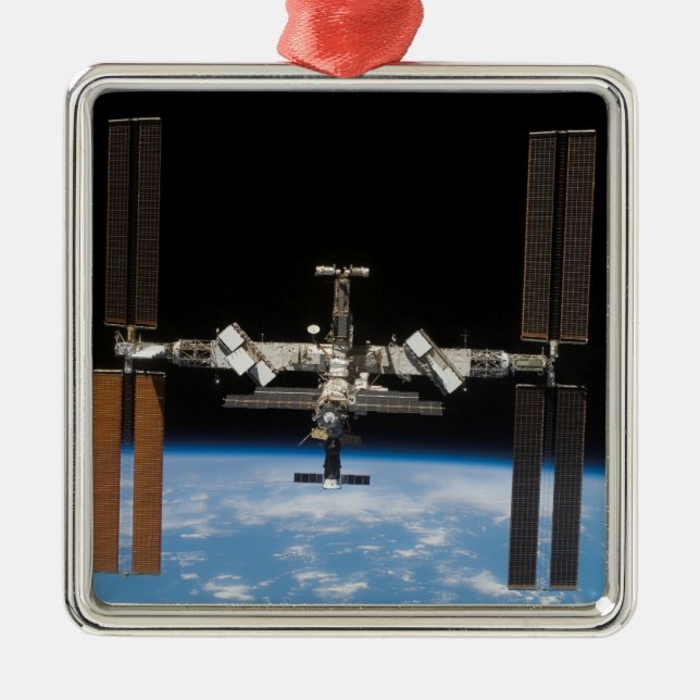 International Space Station 19 Metal Tree Decoration (Front)