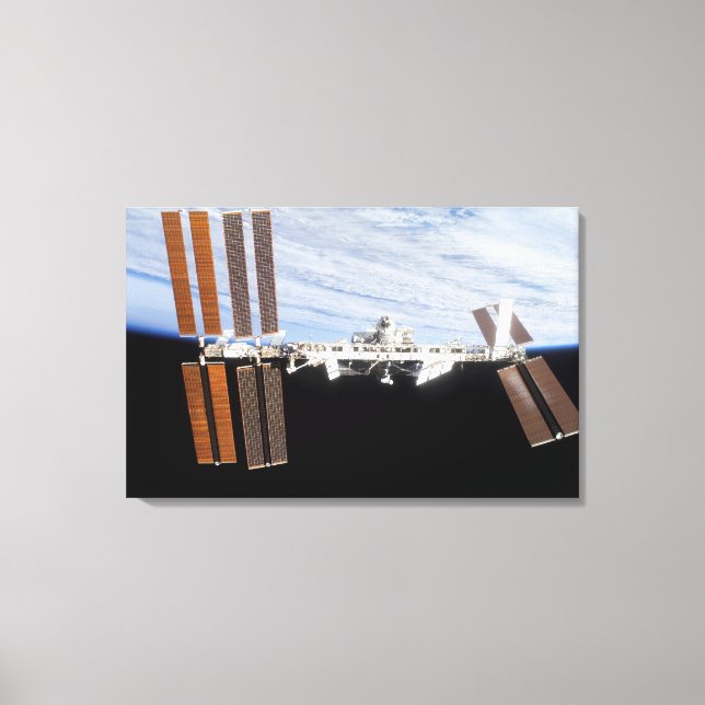 International Space Station 21 Canvas Print (Front)