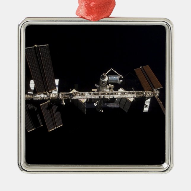 International Space Station 24 Metal Tree Decoration (Front)