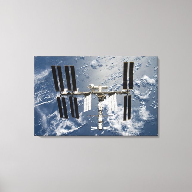 International Space Station 25 Canvas Print (Front)