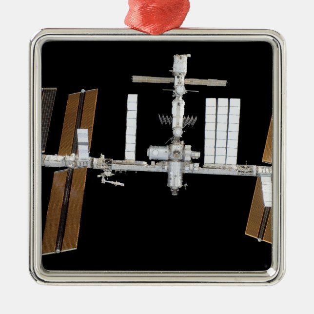 International Space Station 26 Metal Tree Decoration (Front)