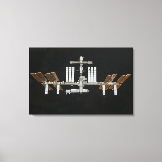 International Space Station 3 Canvas Print (Front)