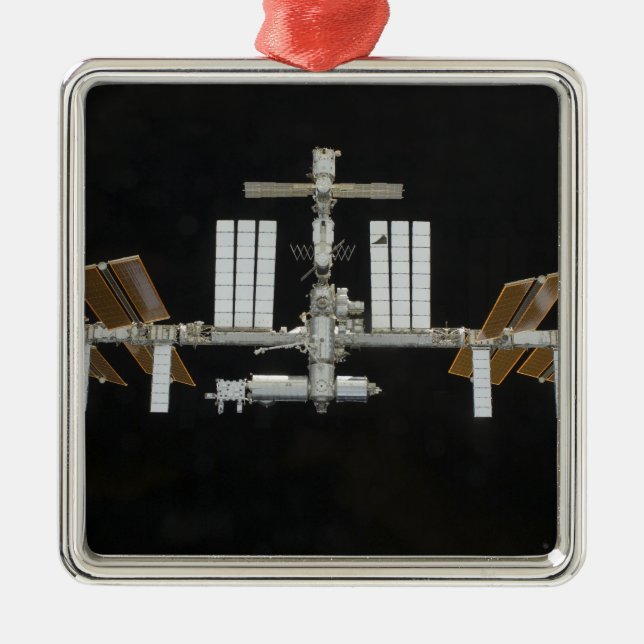 International Space Station 3 Metal Tree Decoration (Front)