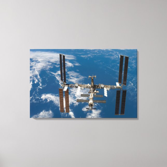 International Space Station 4 Canvas Print (Front)