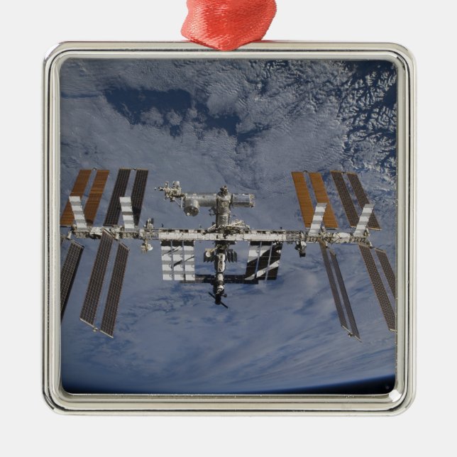 International Space Station 5 Metal Tree Decoration (Front)