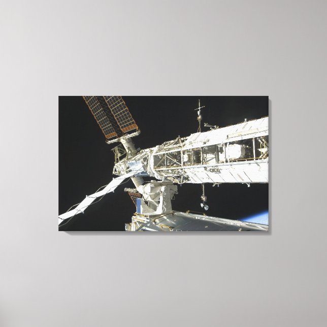 International Space Station 8 Canvas Print (Front)