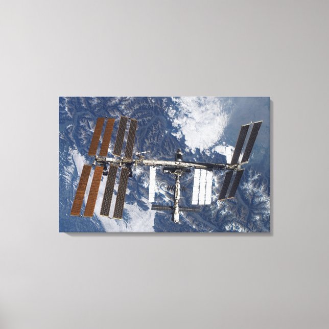 International Space Station 9 Canvas Print (Front)