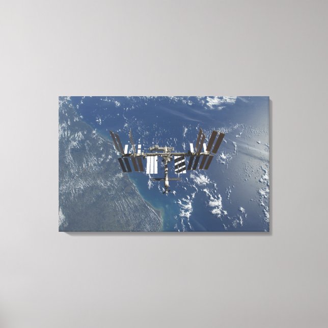International Space Station in orbit 3 Canvas Print (Front)