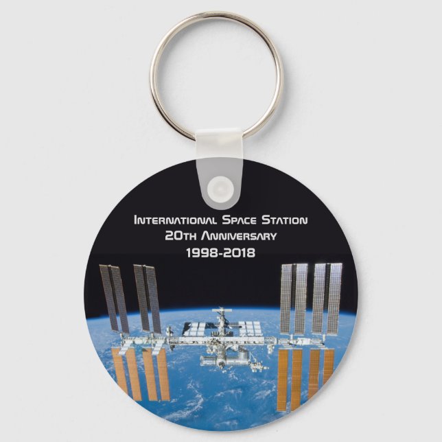 International Space Station ISS 20th Anniversary Key Ring (Front)