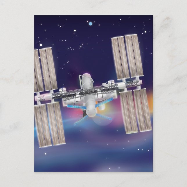 International Space Station Postcard (Front)