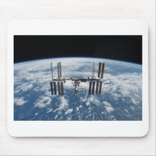 International Space Station -- Seen from Atlantis Mouse Pad