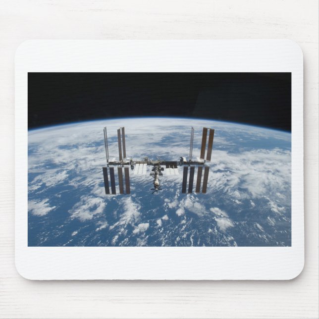 International Space Station -- Seen from Atlantis Mouse Pad (Front)