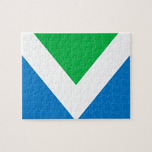 International Vegan Flag Jigsaw Puzzle (Horizontal)